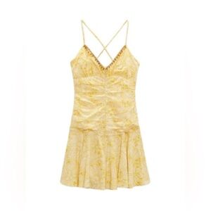 Zara Yellow Mini Dress